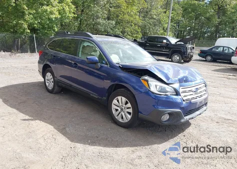 2017 Subaru Outback 2.5I Premium из США, поврежденный, VIN 4S4BSADC6H3233884